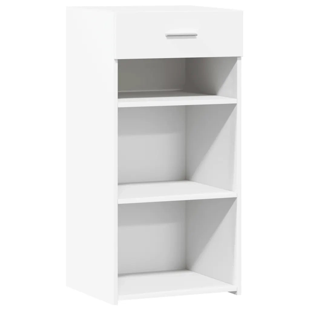 Credenza-Buffet-Armadio da cucina Bianca 45x42,5x93 cm in Legno Multistrato