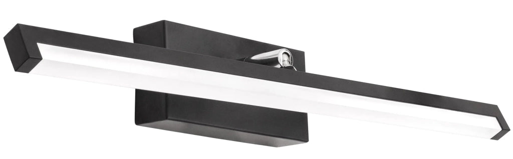 Lampada Da Parete Da Bagno Led Sopra Specchio 12w 50cm APP373-1W Nero