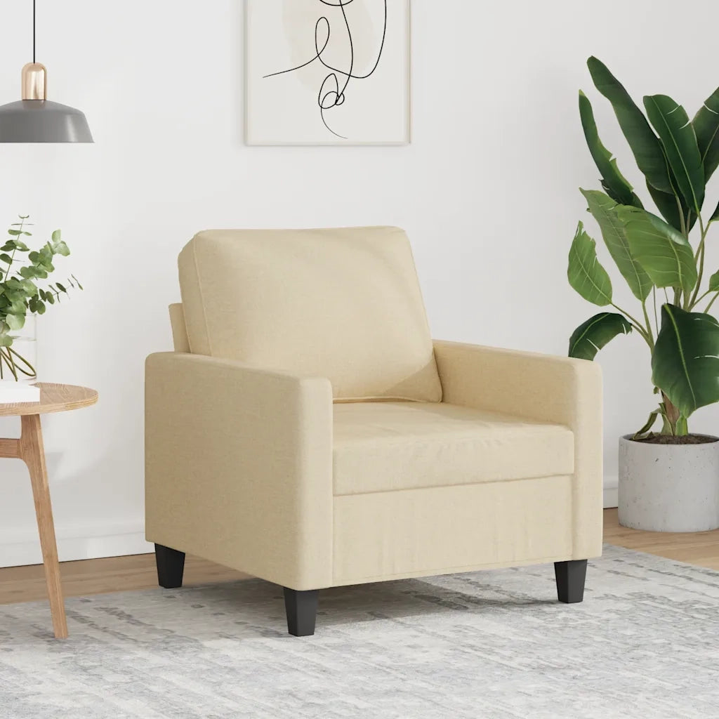 Poltrona Crema 60 cm in Tessuto
