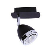 Italux Calasa faretto parete/soffitto nero opaco GU10