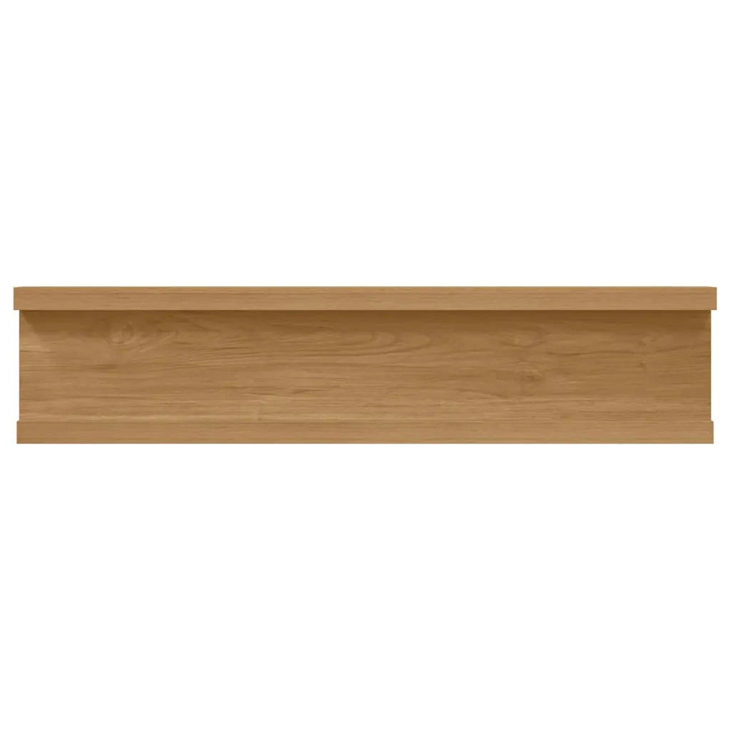 Scaffale da parete con lo scaffale 2 pcs Marrone 40 x 9 x 3 cm 42020011