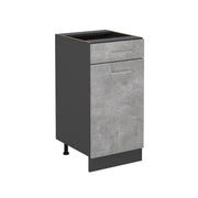 Vicco Mobiletto base per cucina Calcestruzzo 40 cm senza piano di lavoro