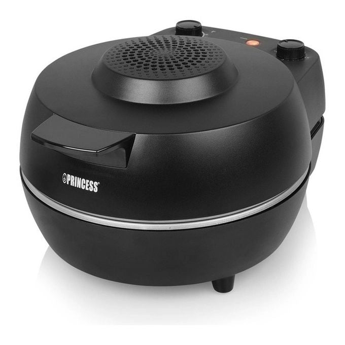 Princess 01.115005.01.001 Forno per Pizza Pro Pietra Ceramica 1200 W 400 °C Diametro 30 cm Timer Termostato colore Nero
