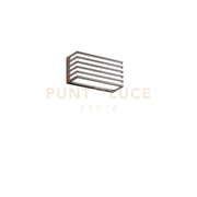 APPLIQUE BIEMISSIONE LED DUKROT CORTEN 12W 1440LM CCT 3000K / 4000K IP54 CCT 22X8X11CM