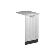 Vicco Pannello frontale della lavastoviglie Bianco casa di campagna 45 cm , PL Antracite