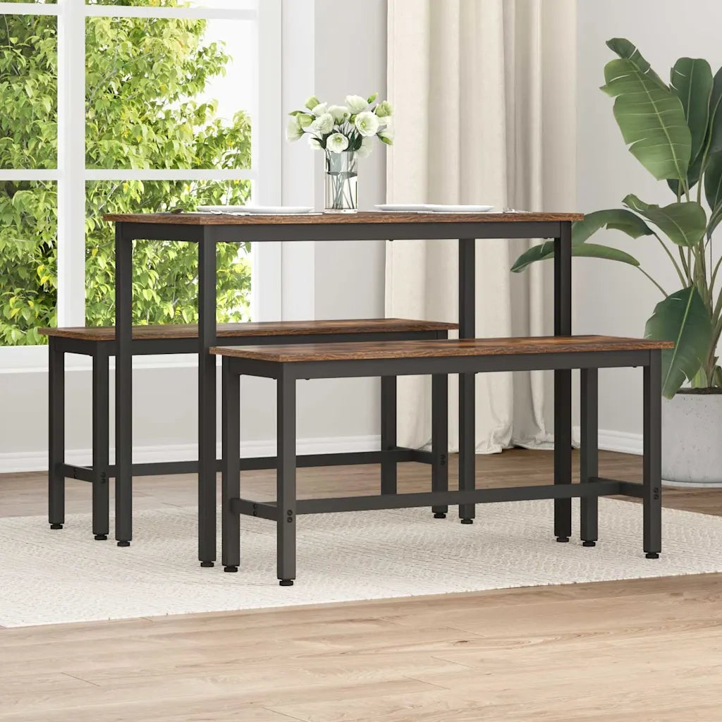 Panchina da pranzo Rovere fum¨¦ 100 x 32,5 x 48,5 cm CFW5521316
