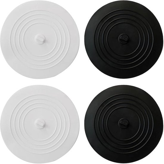 Flessimero di scarico in silicone - Impermeabile e facile da usare - Set da 4 - 15 cm