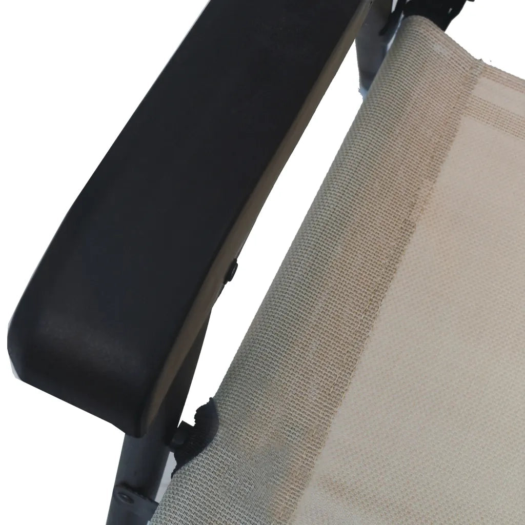 Sedie da Giardino Pieghevoli 2 pz in Textilene Grigio Talpa 47925