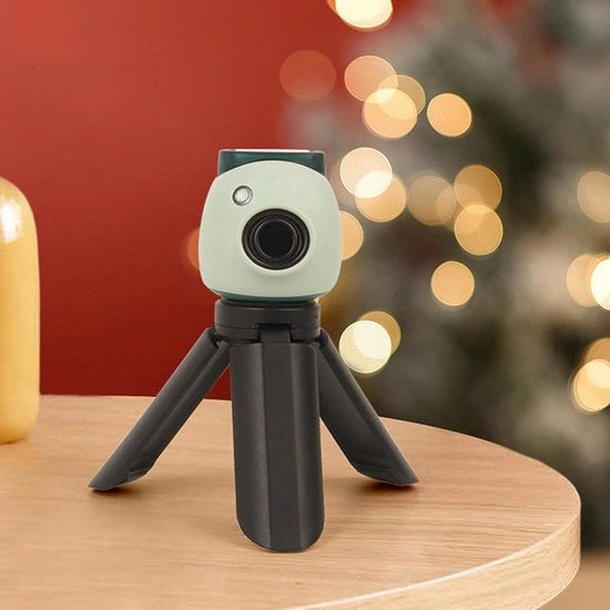Maniglia di stabilizzazione per camera desktop compatta - Mini treppiede con vite 1/4 pollice - Nero