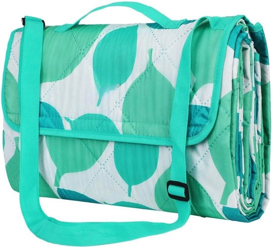 Deken per picnic - pieghevole a sacchetto - deken per campeggio leggero - isolante per il calore - 195 x 150 cm