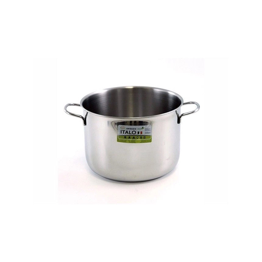 SACIM SCM630A28 ITALO Pentola in Acciaio Inox AISI430 per Induzione 28 cm Diametro 19 cm Altezza colore Acciaio