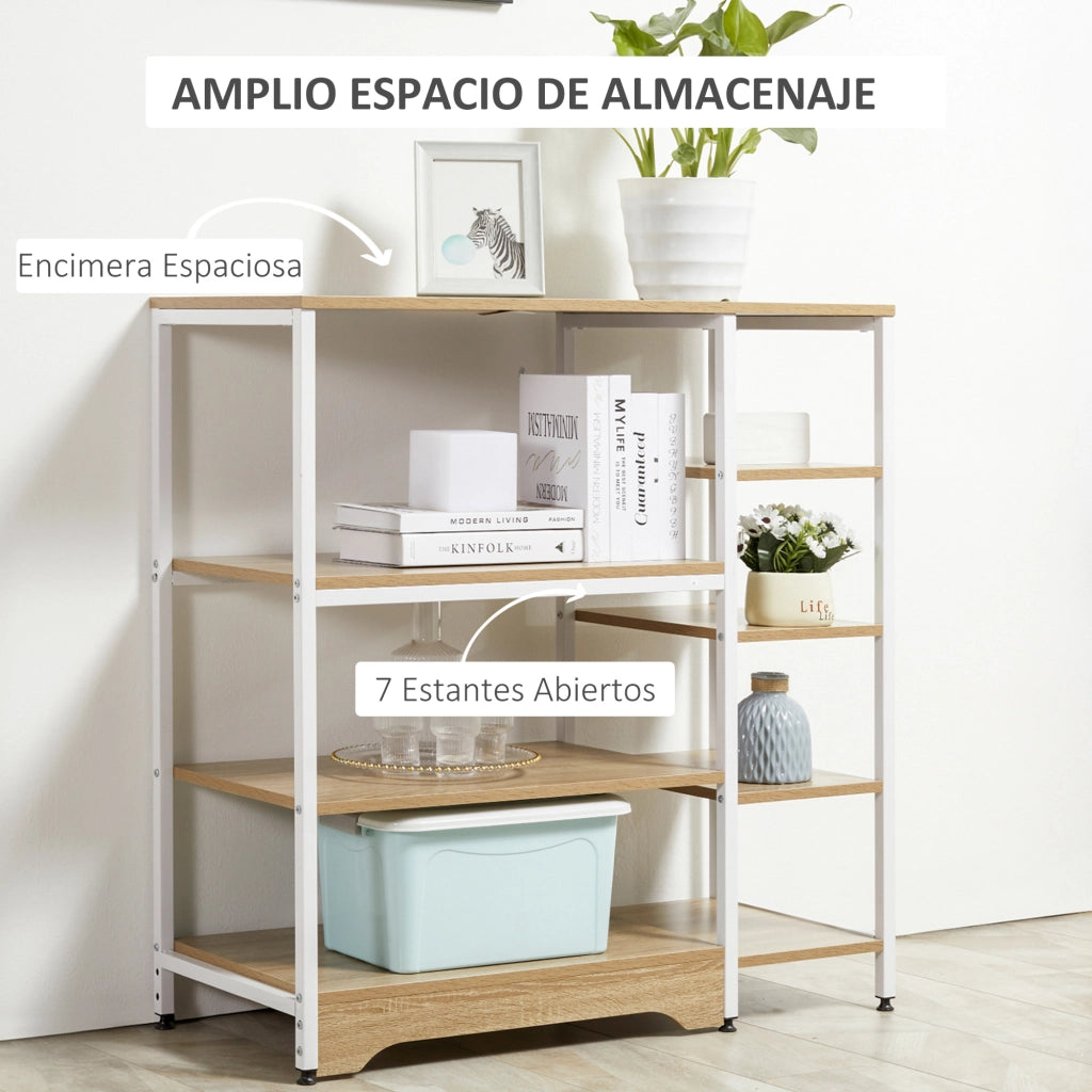 Tavolo da cucina ¨C zephmum ¨C legno naturale 90x40x95 cm