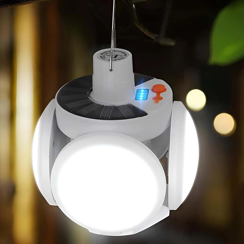 Lampada LED SMD 3W con Design Calcio Ricaricabile USB / Solare Bianco Avizar