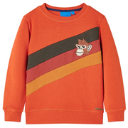 Felpa da Bambino Arancione 92cod mxl 109928