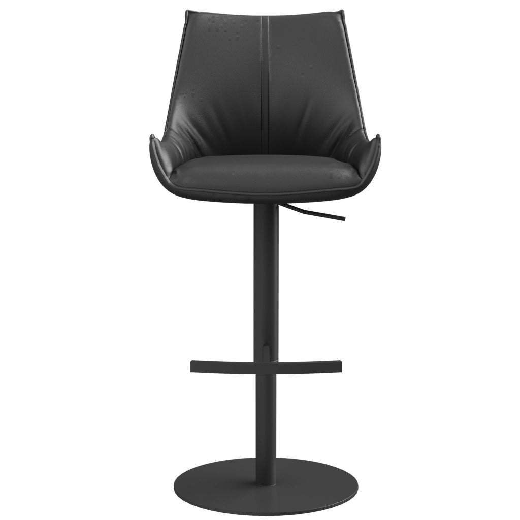 Sgabello da bar TRENDBAR in pelle marrone