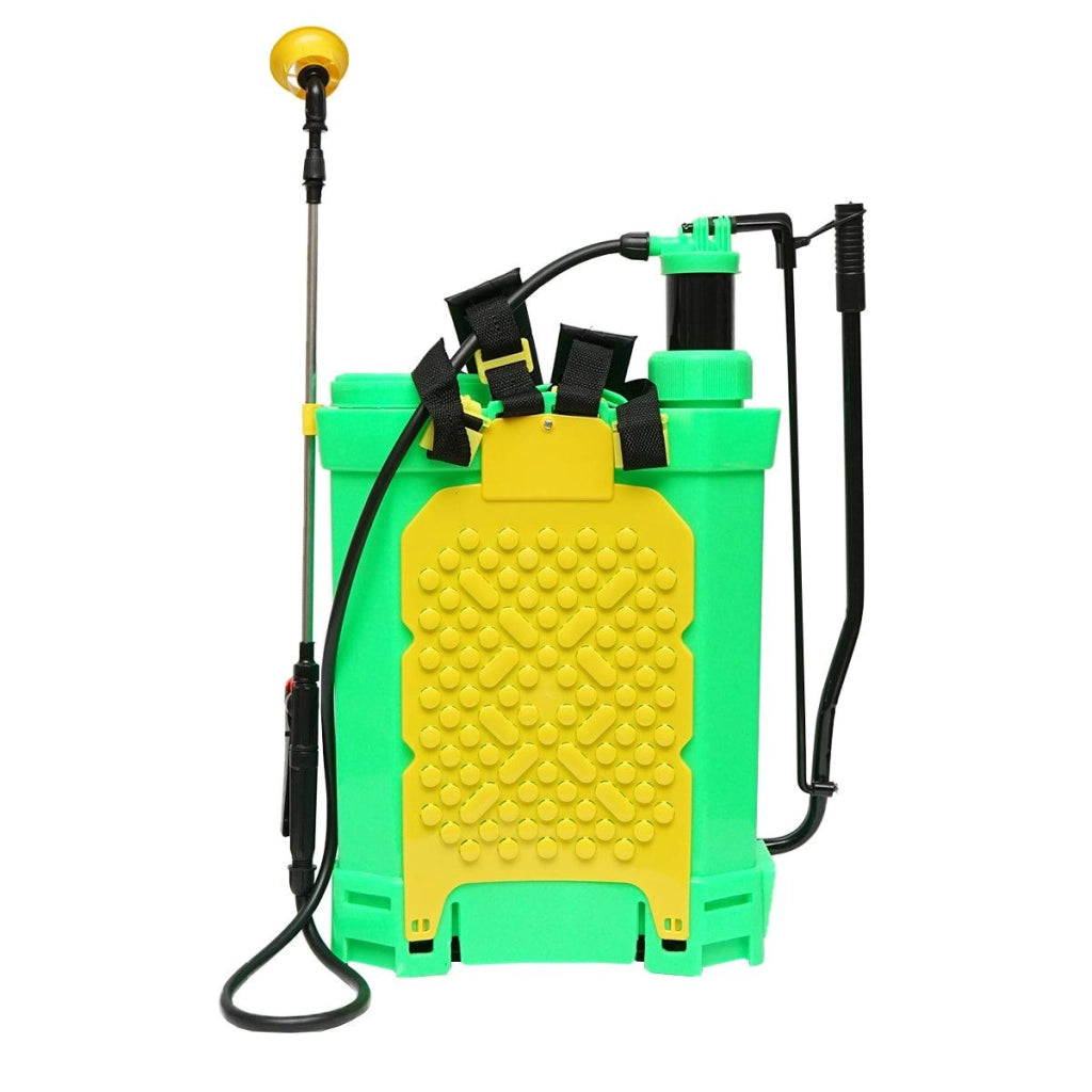 Nebulizzatore a Spalla 16 L Pompa Irroratrice Spruzzatore Pompa a zaino ELETTRICA MANUALE BATTERIA 12V 8Ah 3.1 l/min Breckner Germany