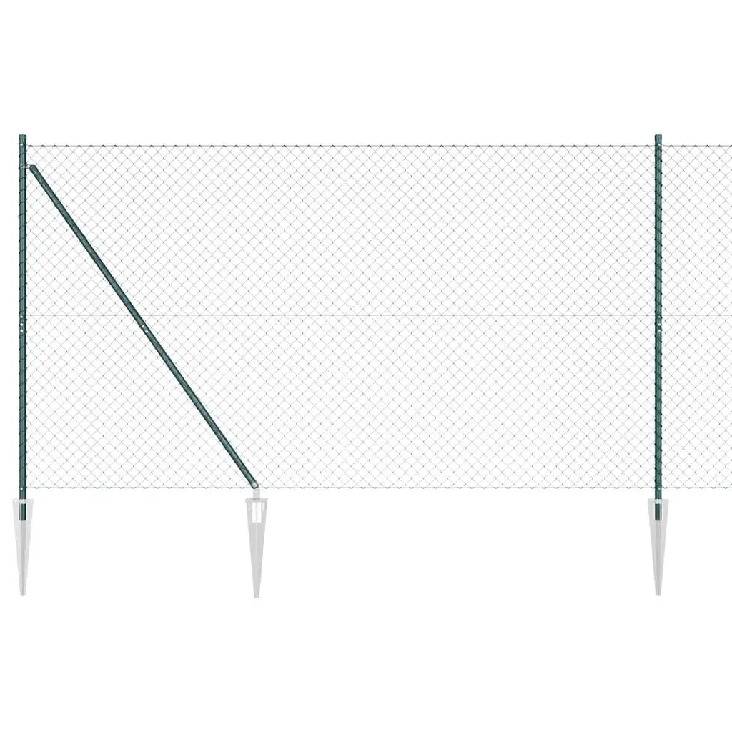 Palo della recinzione Verde 10 x 1,6 m (rete 40 x 40 mm)