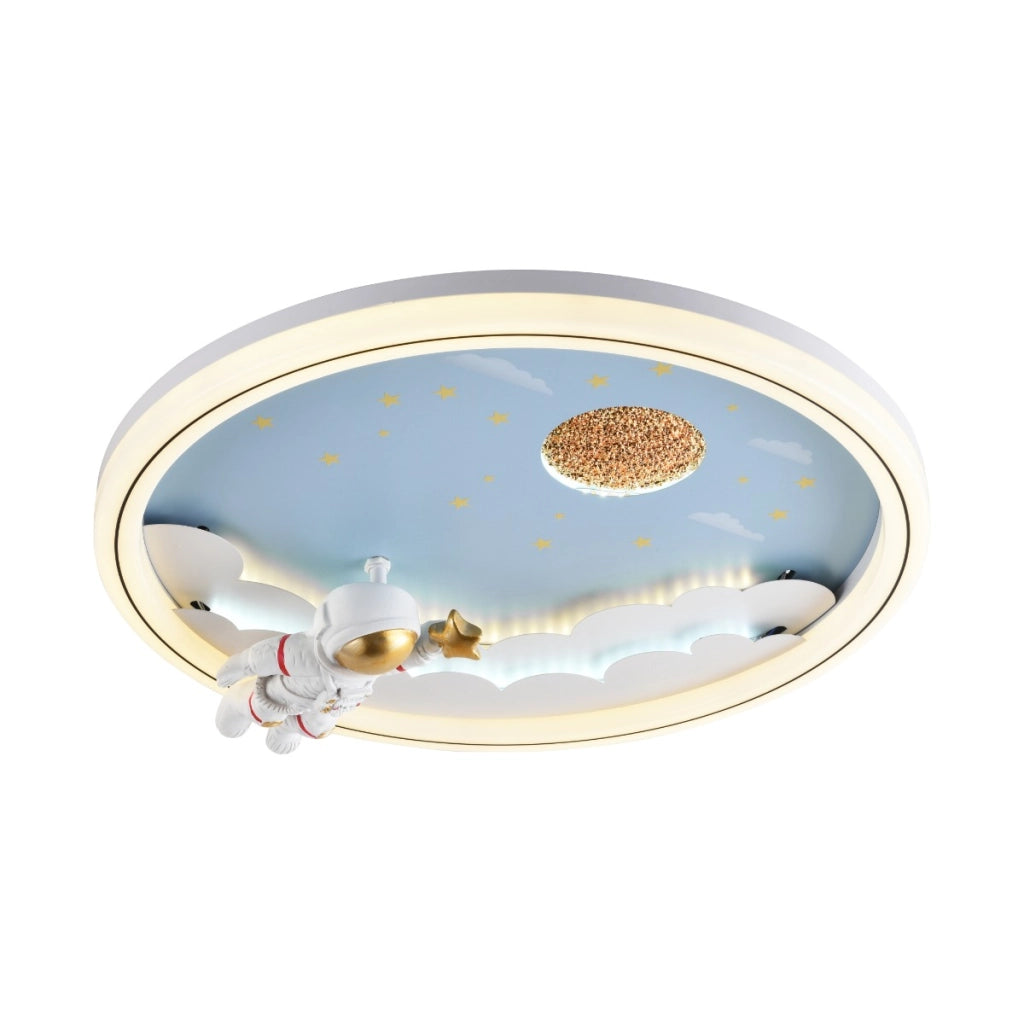 Plafoniera LED bambini FOCUS astronauta blu Zuma Line