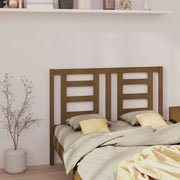 Testiera per Letto ambra 141x4x100 cm in Legno Massello di Pino