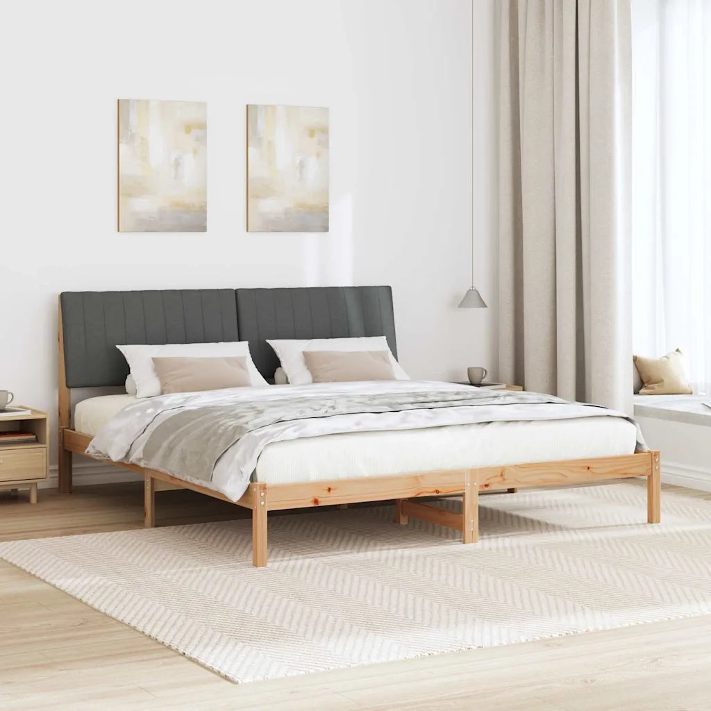 Struttura del letto-Giroletto Marrone 180 x 200 cm Pino massello 252065