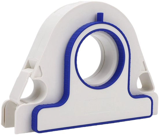 Dispensatore di nastro adesivo per un'adesione rapida a 5 volte superiore e schiaccia carta integrata, un attrezzo preciso per l'adesione rapida del nastro adesivo in un solo passo, ideale per finiture di bordi, listelli, finestre e porte.