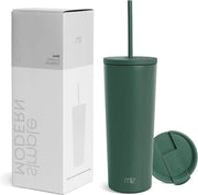 Tazza in acciaio inossidabile isolata con maniglia e coperchio - Onda di caffè freddo - Onda di acqua da viaggio per uomo e donna - Classica collezione - 710 ml - Bos