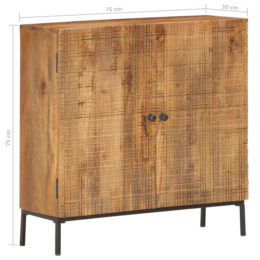 Credenza 75x30x75 cm in Legno Massello di Mango 286558