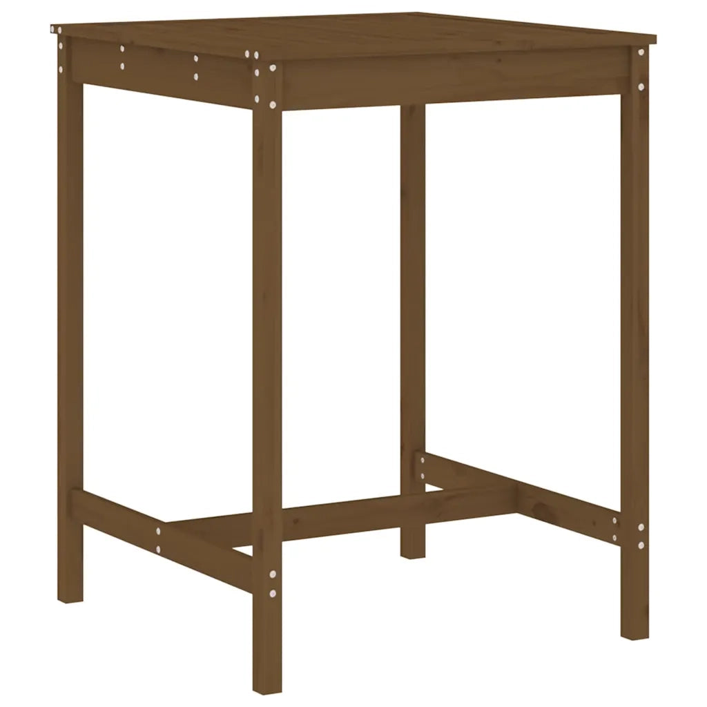 Set Bar da Giardino 5 pz | Set Salotto da Giardino ambra in Legno Massello di Pino
