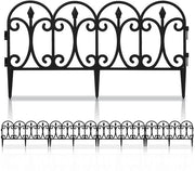 Bordino in plastica per bordo di giardino Afrastering per aiuola Resistente alla ruggine 3-18 m