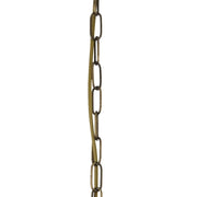 Lampadario Industrial-Nordico Ascot Acciaio Ottone 6 Luci E14