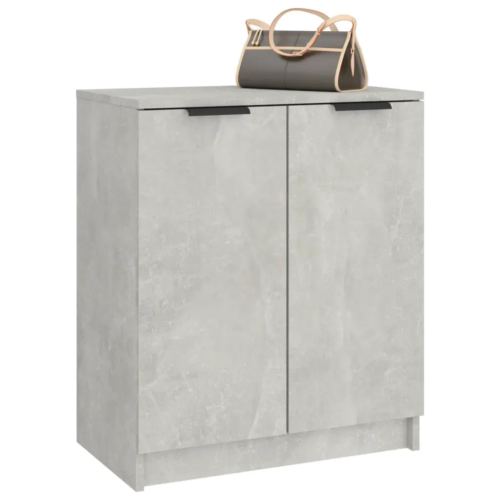 Scarpiera Grigio Cemento 59x35x70 cm in Legno Multistrato 811425
