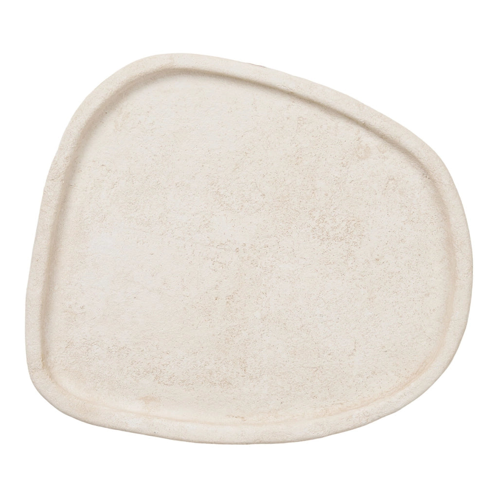 Vassoio HN29, Bianco, Cemento, 30x35x3 cm
