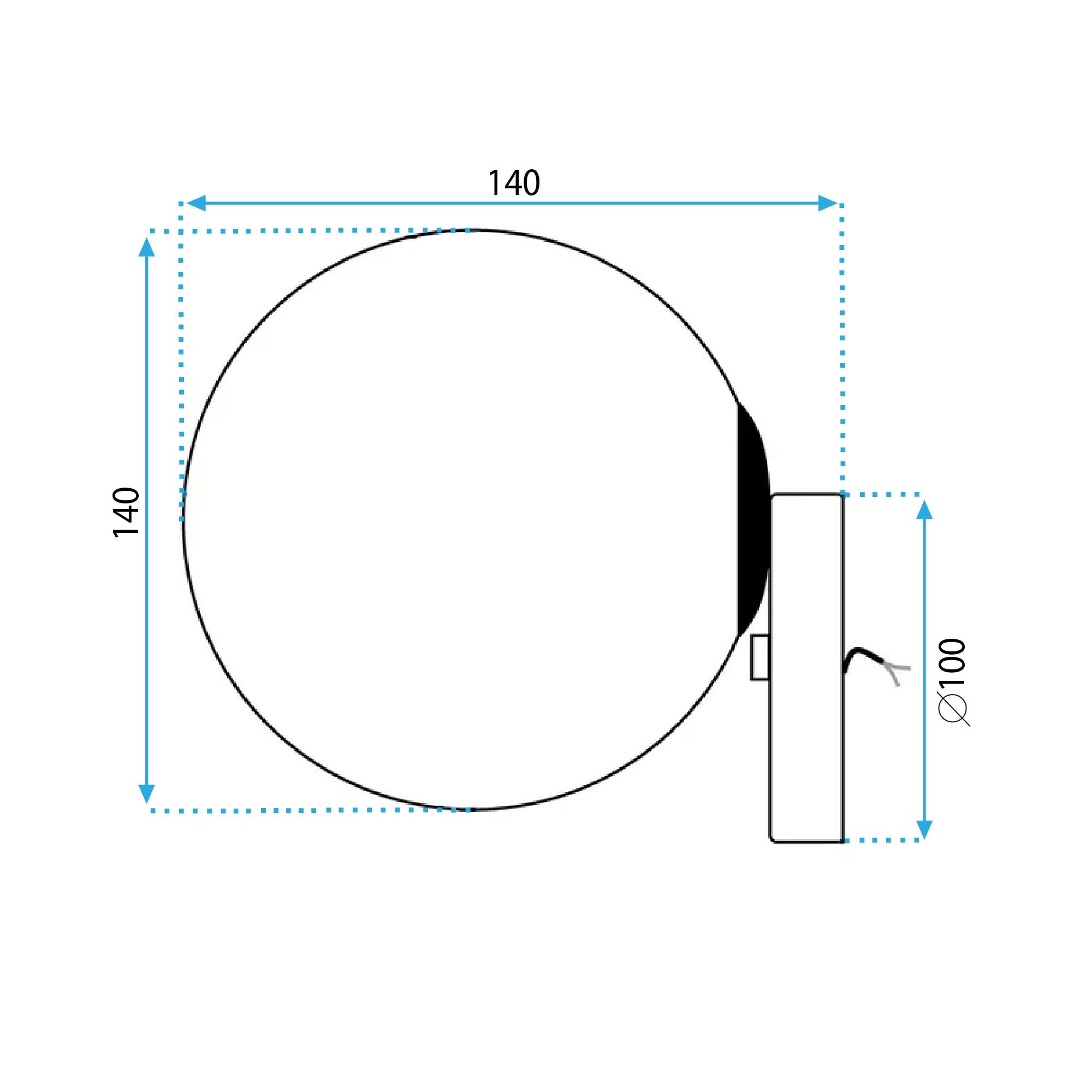 Lampada Da Parete Vetrata APP949-1W
