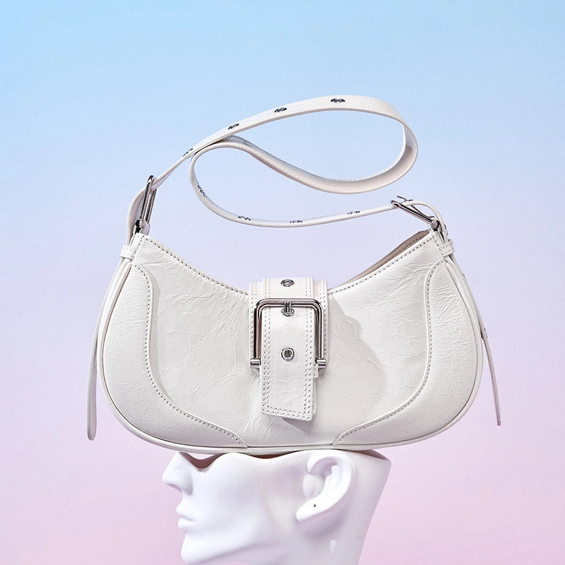 Borse in vera pelle da donna, borse a tracolla, borse hobo, borse tote, bianche