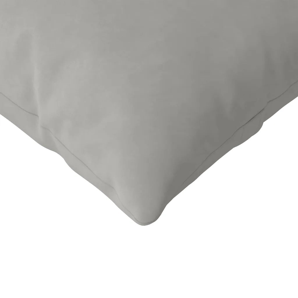 Cuscini da Divano 2 pz-Set di 2 Cuscini per Sofa Grigio chiaro 200 x 40 cm Tessuto 977976