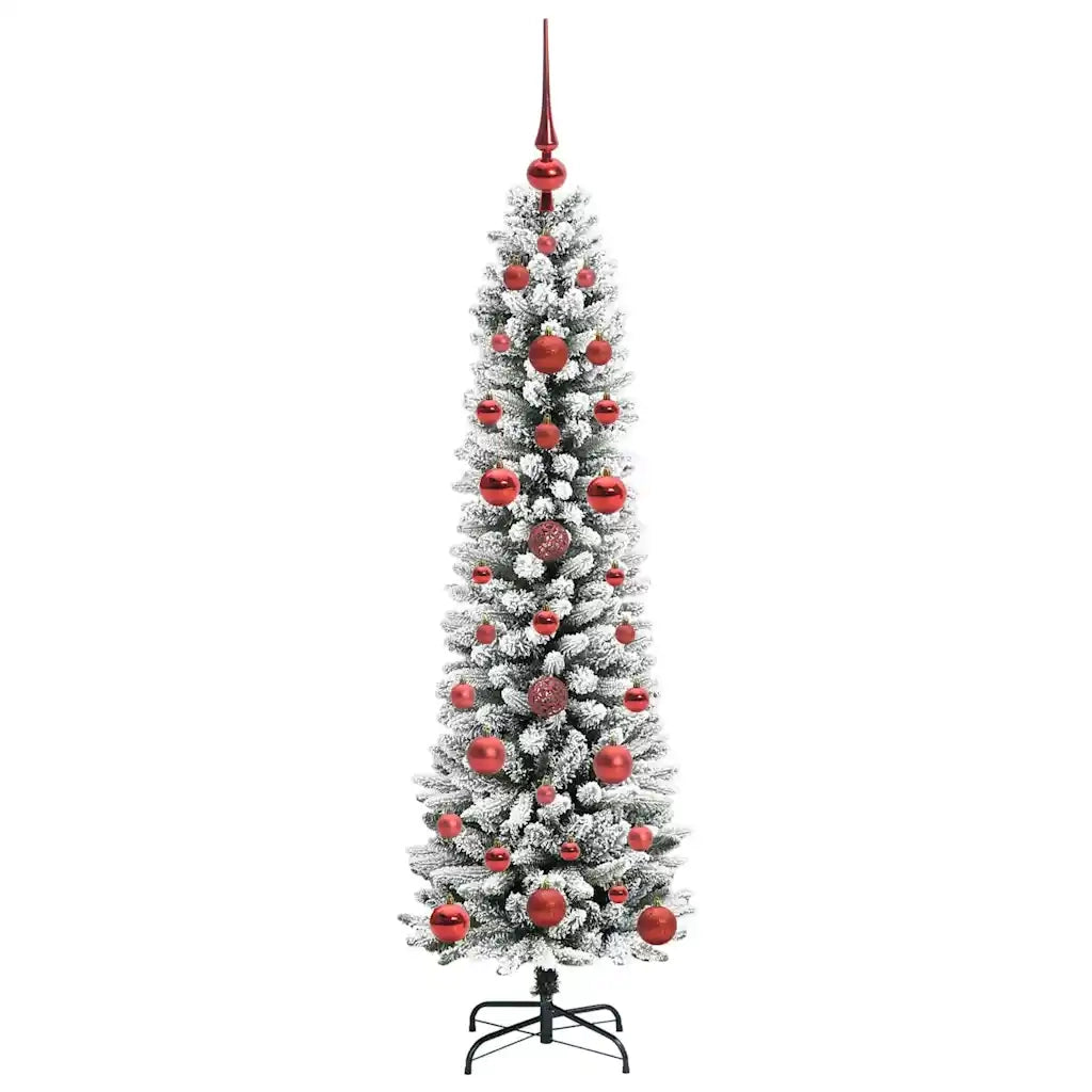 Albero di Natale | Decorazioni natalizie artificiale con 150 LED Bianco 120 cm