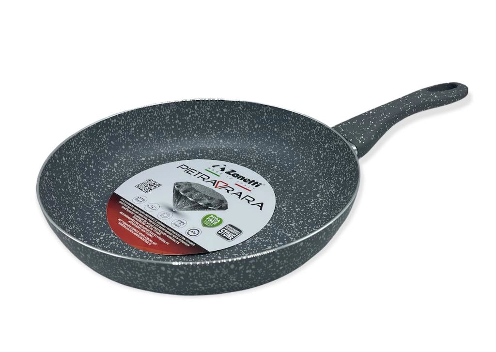 Padella Saltapasta in Alluminio Antiaderente con Manici Pietra Rara 32 cm Zanetti