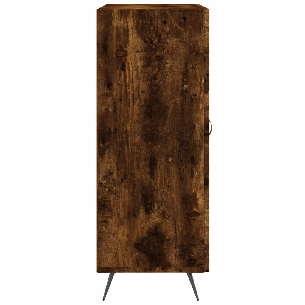 Credenza Rovere Fumo 69,5x34x90 cm in Legno Multistrato 827889