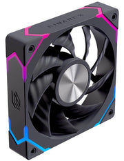 VENTOLA PER CASE CASE 120MM RGB BK OTTIMIZZATA PER CASE AIRFLOW BLACK