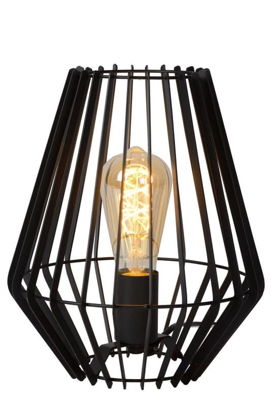 Lucide REDA lampada da tavolo E27 40W nera 78598/01/30