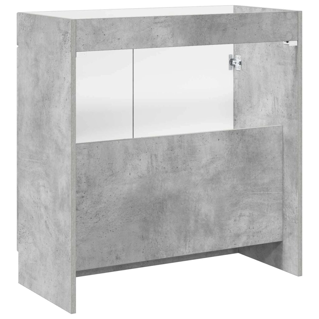Mobiletto da bagno sotto il lavello Grigio Cemento 890067