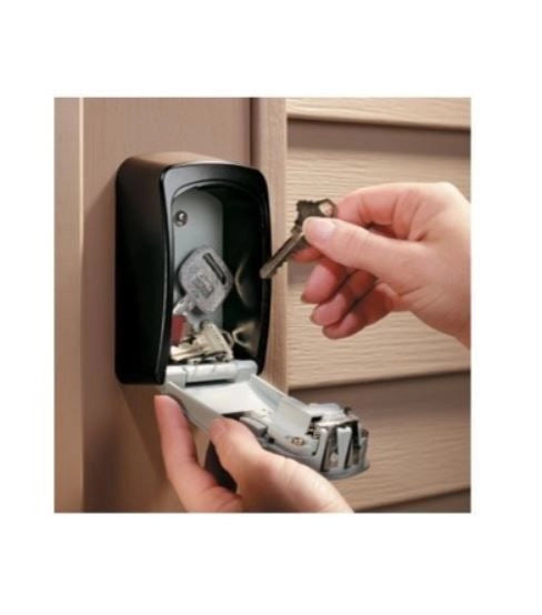 Master Lock 5403EURD Cassaforte Portachiavi a Combinazione Impermeabile Montaggio a Parete colore Grigio