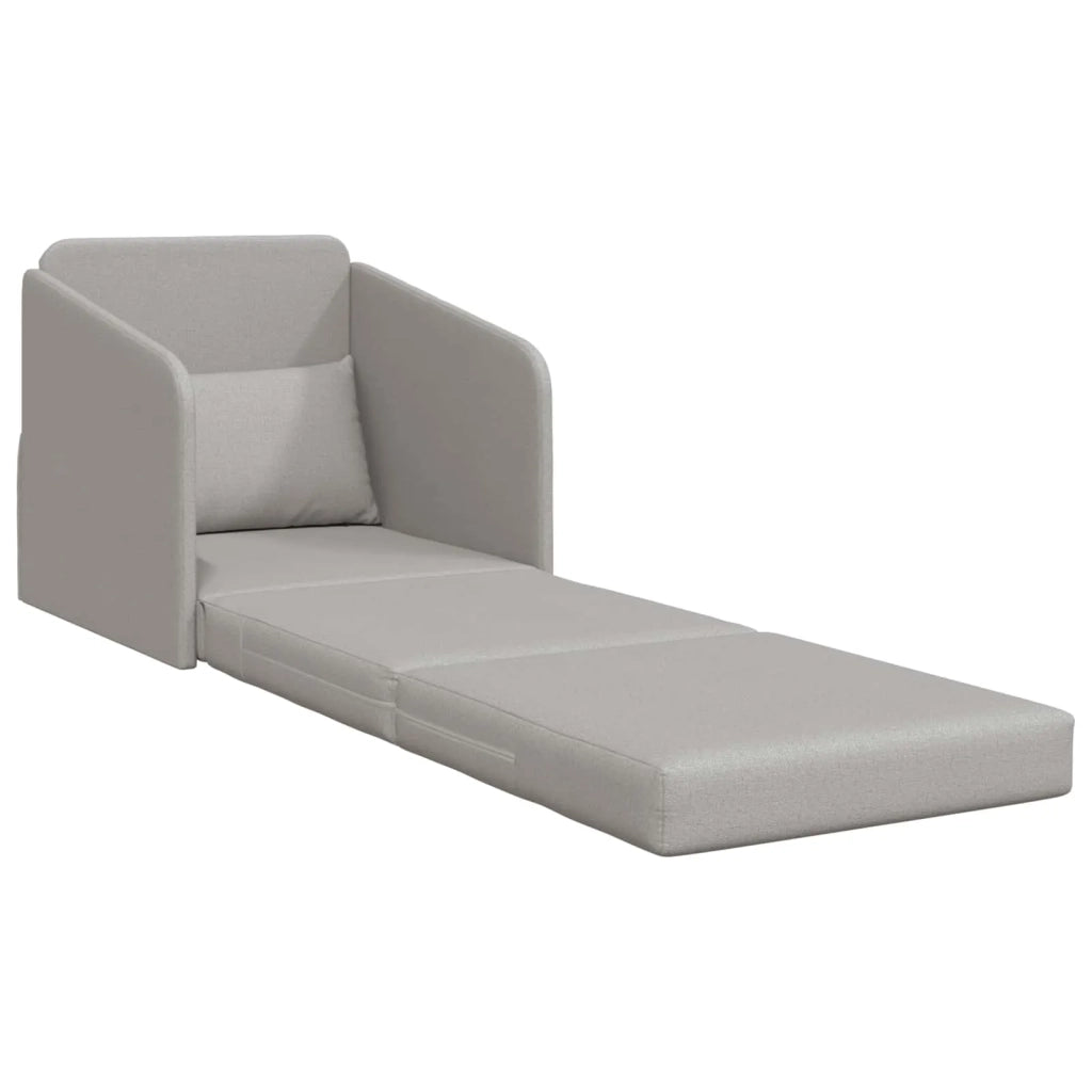 Divano letto Grigio Nuvola 65 x 80 x 83 cm Tessuto 4106646