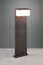 NESTOS PALO ALTO DA ESTERNO FUSIONE ALLUMINIO ANTRACITE A LED 13W 1300lm, 3000K CON SENSORE DI MOVIMENTO H. 80CM IP54
