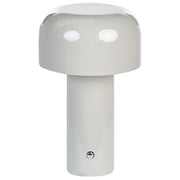 Lampada da tavolo senza fili in ferro grigio per interni e per esterni