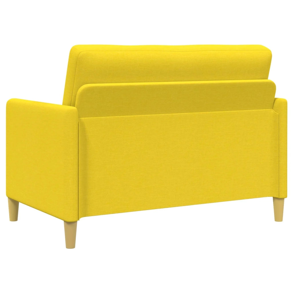 Set di Divani con Storage 2 pcs Giallo Chiaro Poliestere 3429158