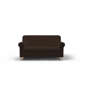 Copridivano Elasticizzato 3 Posti in Poliestere Iris Marrone