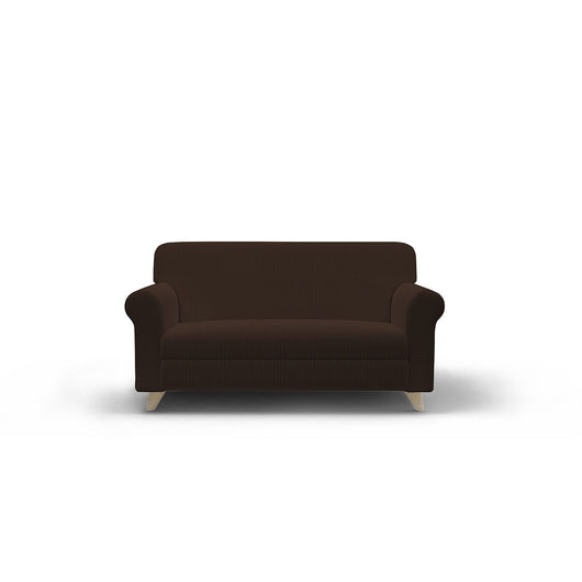Copridivano Elasticizzato 2 Posti in Poliestere Iris Marrone