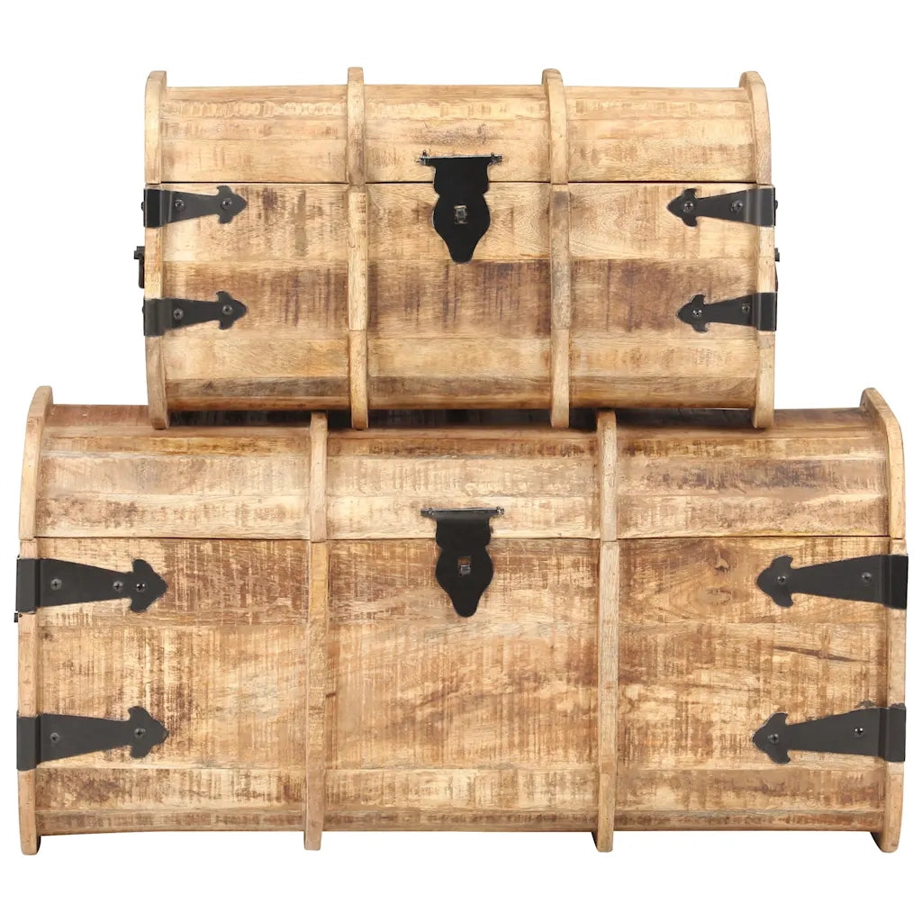 Bauli 2 pz in Legno Massello di Mango CFW1722771