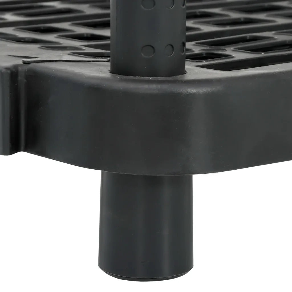 Scaffale a 5 Ripiani Nero 93,5x45,5x194,5 cm in PP CFW3088594